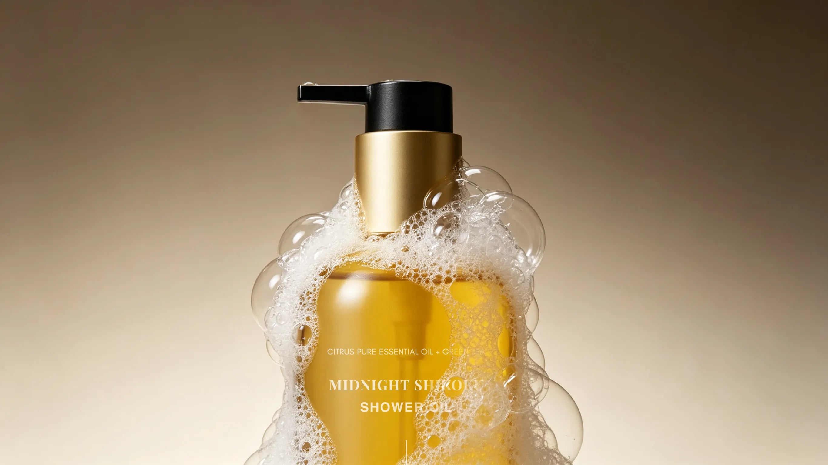 Vase Creation Australia Midnight Shikoku Shower Oil with bubbles