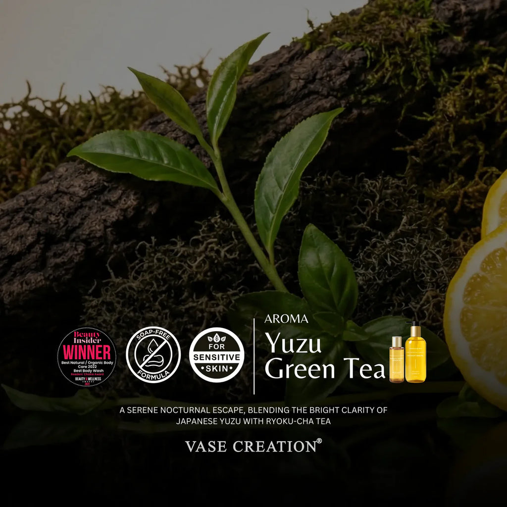 Vase Creation Australia Midnight Shikoku Shower Oil scent profile